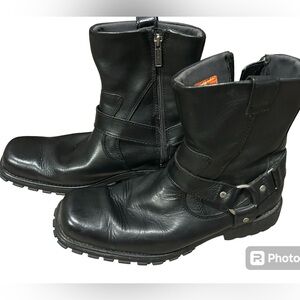 Harley-Davidson Boot Charleston black leather steel toe  men’s 10 1/2